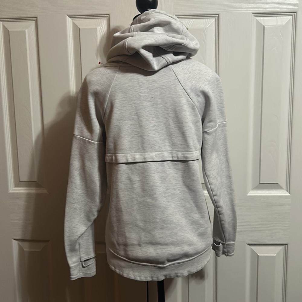 Nike Women’s Hoodie w/ Large Hood White/Very light grey color Size XS Like new - Picture 8 of 13